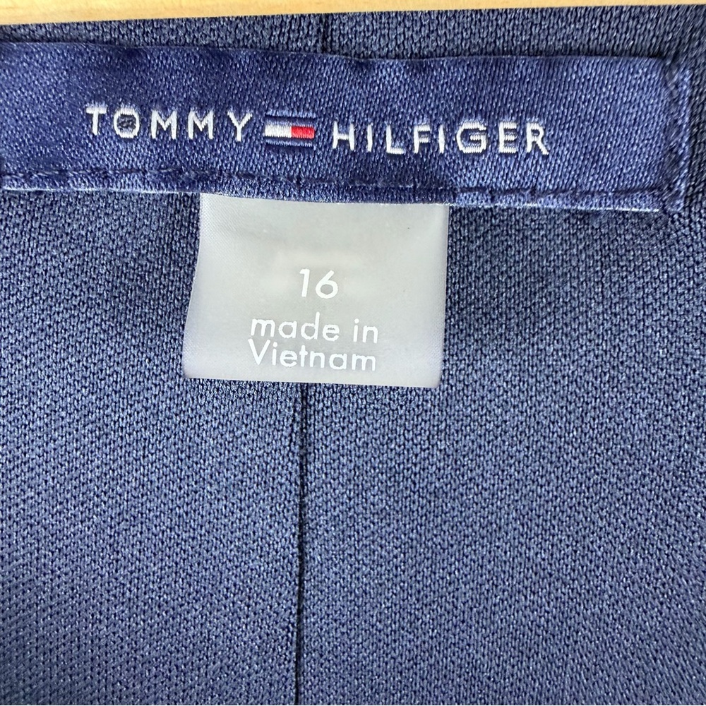 Tommy Hilfiger Navy Floral Wrap Mini Dress - Picture 5 of 13
